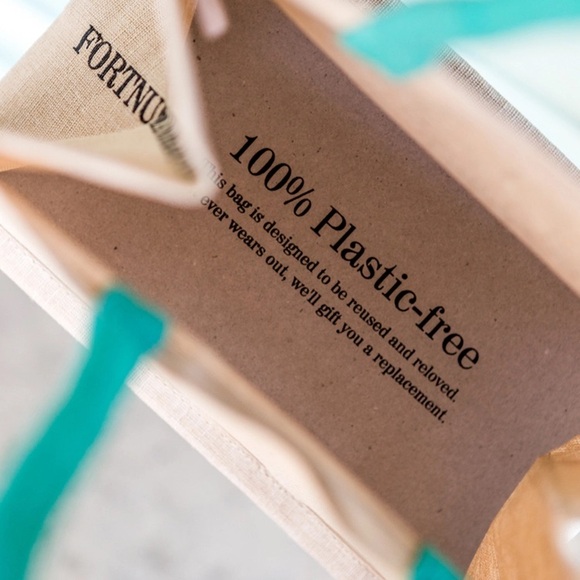 Fortnum & Mason Jute Shopping Tote Bag - Picture 6 of 6